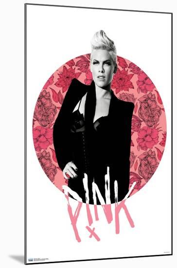 P!nk - Flowers-Trends International-Mounted Poster