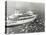 P&O Cruise Ship Canberra Returns to Southampton Water after Service in the Falklands War, July 1982-null-Stretched Canvas