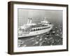 P&O Cruise Ship Canberra Returns to Southampton Water after Service in the Falklands War, July 1982-null-Framed Premium Photographic Print