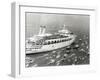 P&O Cruise Ship Canberra Returns to Southampton Water after Service in the Falklands War, July 1982-null-Framed Premium Photographic Print