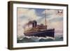 P&O Liner Ss Mantua-null-Framed Giclee Print