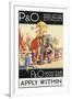 P&O World Tours. Dorothy Newsome, c.1930-null-Framed Giclee Print