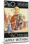 P&O World Tours. Dorothy Newsome, c.1930-null-Mounted Giclee Print