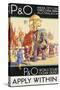 P&O World Tours. Dorothy Newsome, c.1930-null-Stretched Canvas