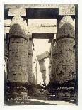 Hypostyle Hall, Temple of Amun-Re, Karnak, Egypt, 1878-P Sebah-Framed Giclee Print