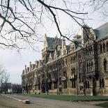 A view of Christ College in Oxford. January 1972-P. Stuart-Laminated Photographic Print