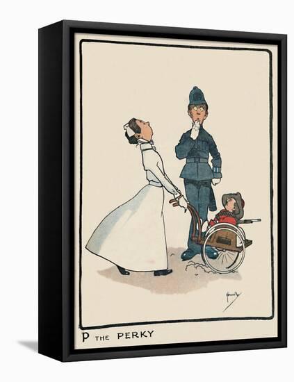 'P the Perky', 1903-John Hassall-Framed Stretched Canvas