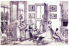 Children's Room, Early 19th C-P. Vdovichev-Laminated Giclee Print