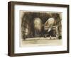 P2 and P3 Airship in a Hangar, Italian Propaganda Postcard, Italo-Turkish War-null-Framed Premium Giclee Print