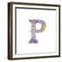 P-Green Girl-Framed Giclee Print