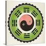 Pa-Koa Symbol Incorporating the Ying and Yang-null-Stretched Canvas