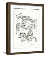 PA - Le tigre des Ming 02-Charles Lapicque-Framed Limited Edition