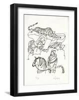 PA - Le tigre des Ming 02-Charles Lapicque-Framed Limited Edition