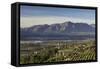 Paarl Valley at sunrise, Paarl, Western Cape, South Africa, Africa-Ian Trower-Framed Stretched Canvas