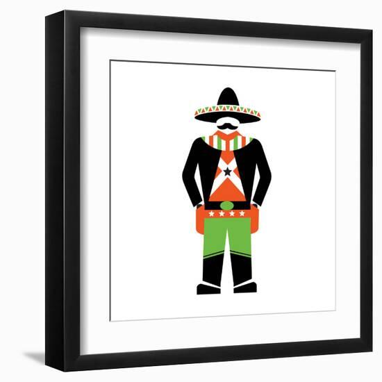 Pab from Cancun-Tosh-Framed Art Print