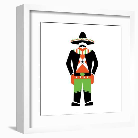 Pab from Cancun-Tosh-Framed Art Print