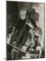 Pablo Casals, the Great Cello Player in His Home in Barcelona-null-Mounted Premium Photographic Print