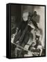 Pablo Casals, the Great Cello Player in His Home in Barcelona-null-Framed Stretched Canvas