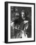 Pablo Casals, the Great Cello Player in His Home in Barcelona-null-Framed Premium Photographic Print