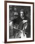 Pablo Casals, the Great Cello Player in His Home in Barcelona-null-Framed Photo