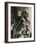 Pablo Casals, the Great Cello Player in His Home in Barcelona-null-Framed Photo