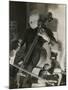 Pablo Casals, the Great Cello Player in His Home in Barcelona-null-Mounted Photo