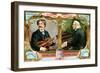 Pablo De Sarasate and Franz Liszt, C1900-null-Framed Giclee Print