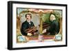 Pablo De Sarasate and Franz Liszt, C1900-null-Framed Giclee Print