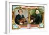 Pablo De Sarasate and Franz Liszt, C1900-null-Framed Giclee Print