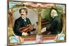 Pablo De Sarasate and Franz Liszt, C1900-null-Mounted Giclee Print