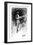 Pablo de Sarasate drawing by Whistler-James Abbott McNeill Whistler-Framed Giclee Print