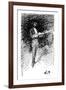 Pablo de Sarasate drawing by Whistler-James Abbott McNeill Whistler-Framed Giclee Print