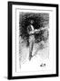 Pablo de Sarasate drawing by Whistler-James Abbott McNeill Whistler-Framed Giclee Print