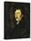 Pablo de Sarasate: Portrait of a Violinist, c.1875-William Merritt Chase-Stretched Canvas