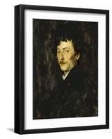 Pablo de Sarasate: Portrait of a Violinist, c.1875-William Merritt Chase-Framed Giclee Print