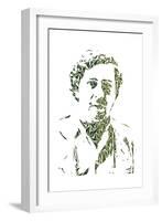 Pablo Escobar-Cristian Mielu-Framed Art Print