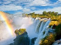 Iguazu Falls, One Of The New Seven Wonders Of Nature. Argentina-pablo hernan-Framed Stretched Canvas