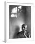 Pablo Picasso, Bare Chested and Smoking Cigarette-Gjon Mili-Framed Premium Photographic Print