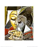 Bull with Bullfighter-Pablo Picasso-Art Print