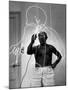 Pablo Picasso Using Flashlight to Make Light Drawing in the Air-Gjon Mili-Mounted Premium Photographic Print
