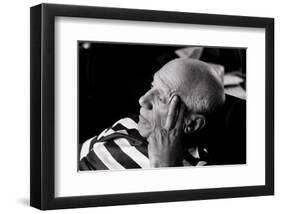 Pablo Picasso, Villa Californie, France-Rene Burri-Framed Art Print