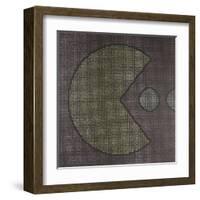 Pac-Adam Green-Framed Giclee Print