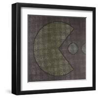 Pac-Adam Green-Framed Giclee Print