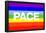 Pace Peace Flag-null-Framed Poster