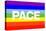 Pace Peace Flag-null-Stretched Canvas