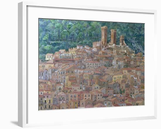 Pacentro, Abruzzi, Italy-Rosemary Lowndes-Framed Giclee Print