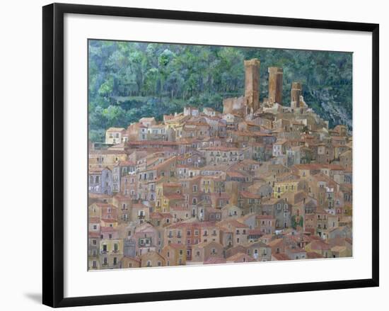 Pacentro, Abruzzi, Italy-Rosemary Lowndes-Framed Giclee Print