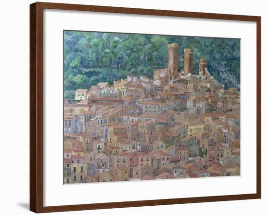 Pacentro, Abruzzi, Italy-Rosemary Lowndes-Framed Giclee Print