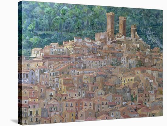 Pacentro, Abruzzi, Italy-Rosemary Lowndes-Stretched Canvas