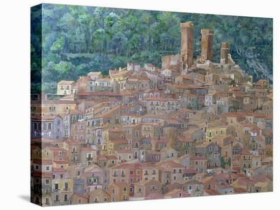 Pacentro, Abruzzi, Italy-Rosemary Lowndes-Stretched Canvas